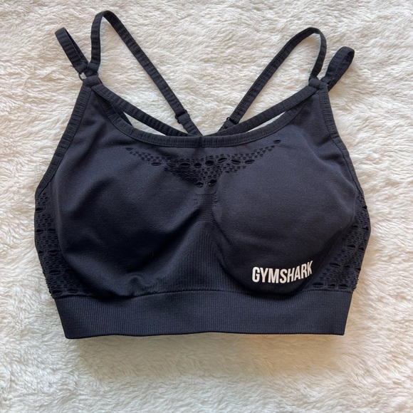 Gymshark Sports Bra - Small - Black - Picture 1 of 5